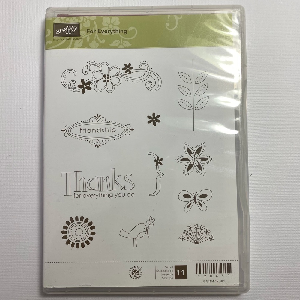 🍒 Stampin’ Up! 🍒 « For Everything » Stamps Set